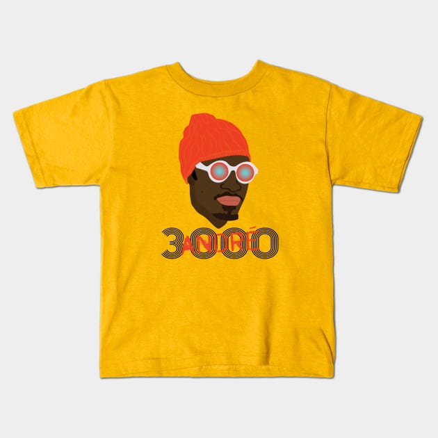 andre 3000 Kids T-Shirt by munyukart